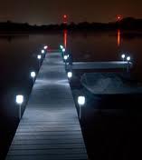 solar dock lights